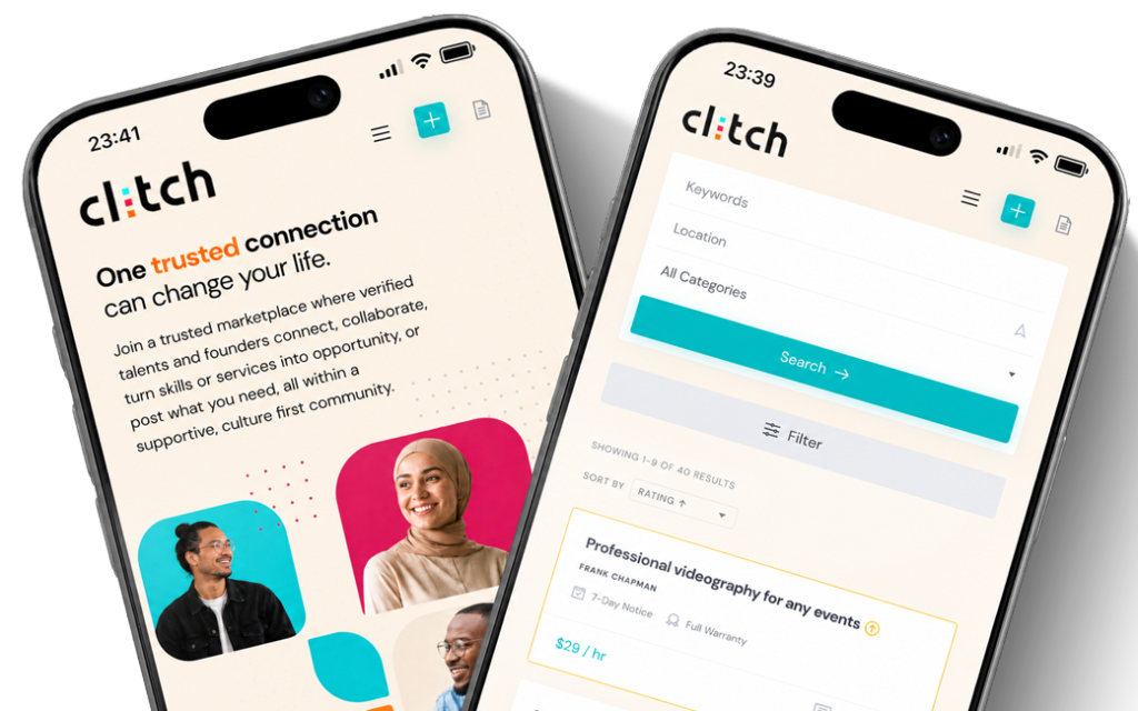 Clitch marketplace - mobile